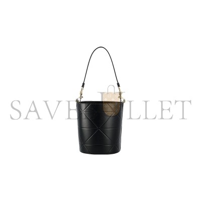 PRADA LEATHER HANDBAG BLACK IN LEATHER 1BA380 (22*20*14cm) 